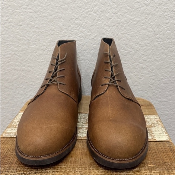 Nisolo Day Tripper Leather Chukka Boots Tobacco Size 11.5 NEW display picture 1